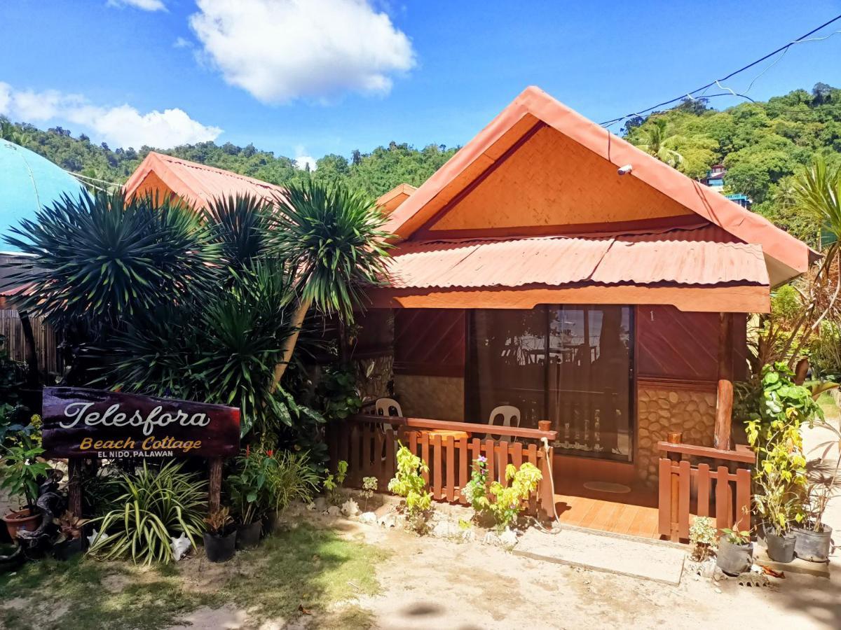 Telesfora Beach Cottage El Nido Dış mekan fotoğraf